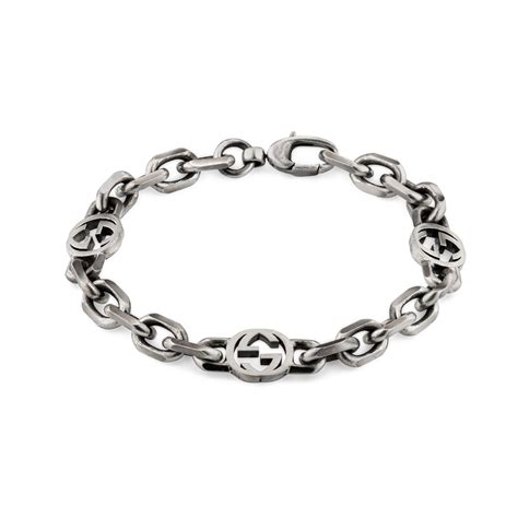 gucci ブレスレット メンズ|gucci silver bracelet for men.